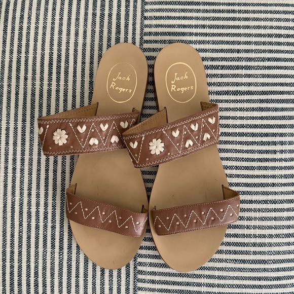 Jack Rogers Brown Sandals for Women - Picture 1 of 4